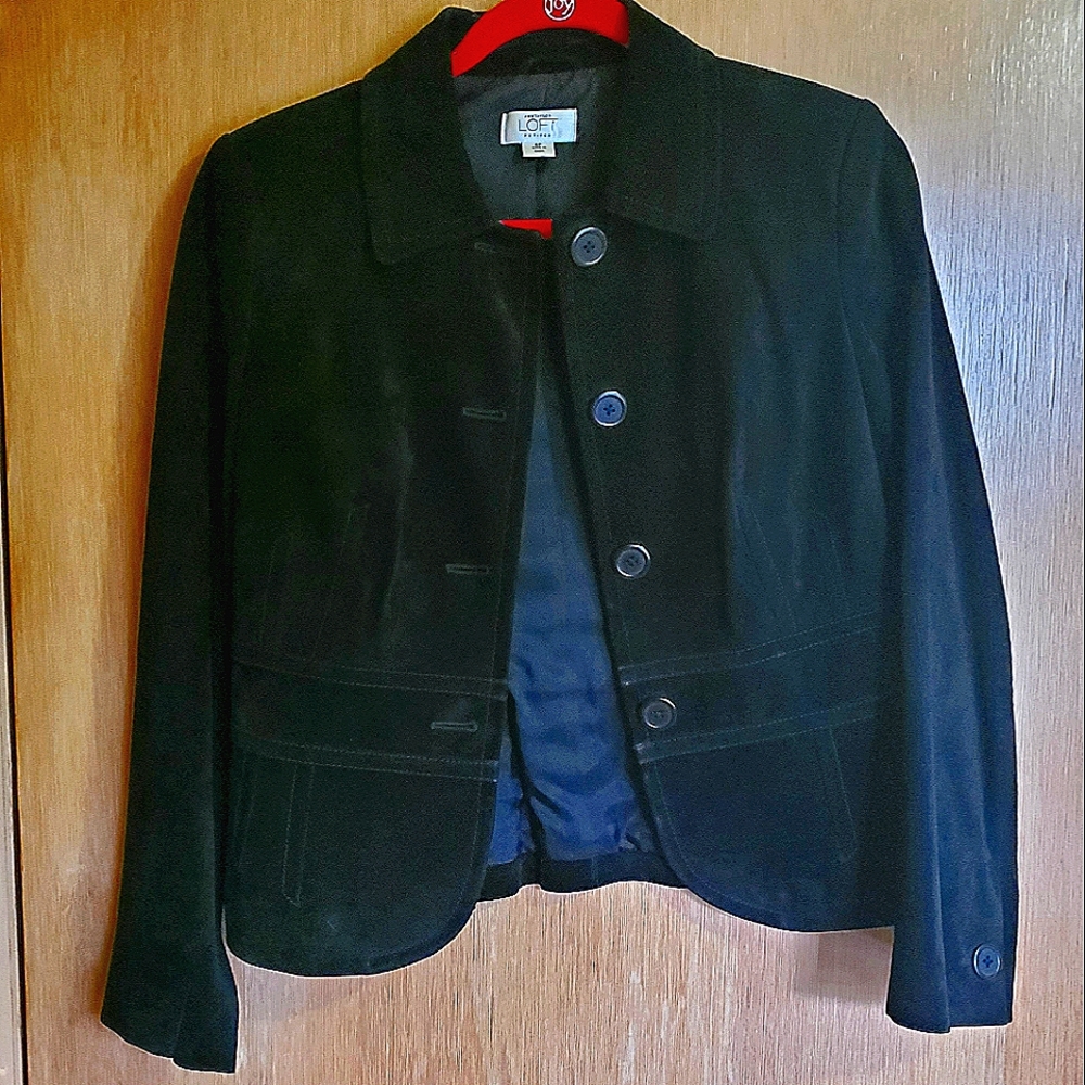 Ann Taylor Loft Petite suede jacket